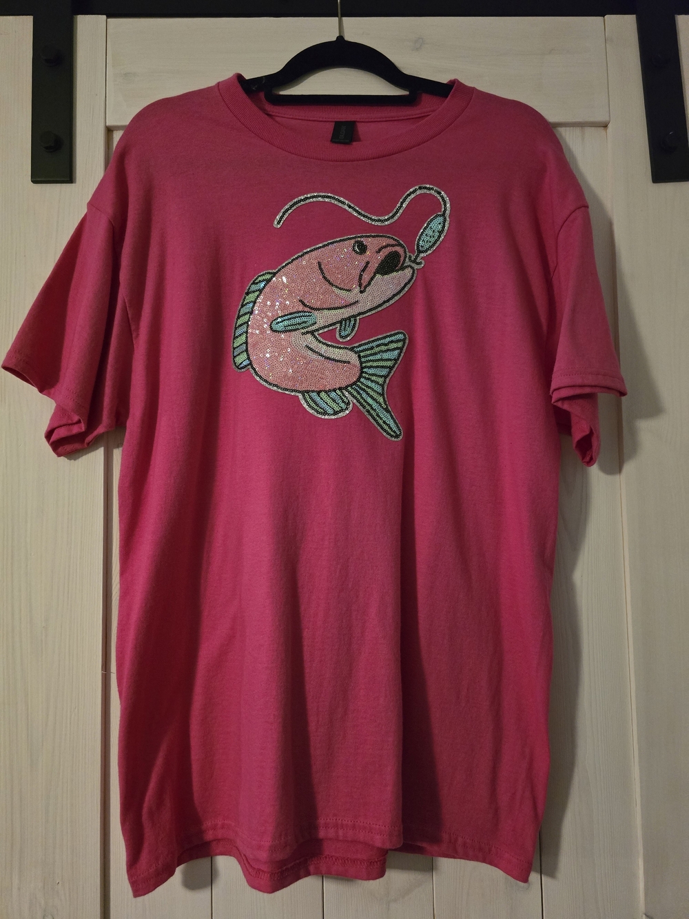 Pink Fish Graphic Tee - Brand Unknown